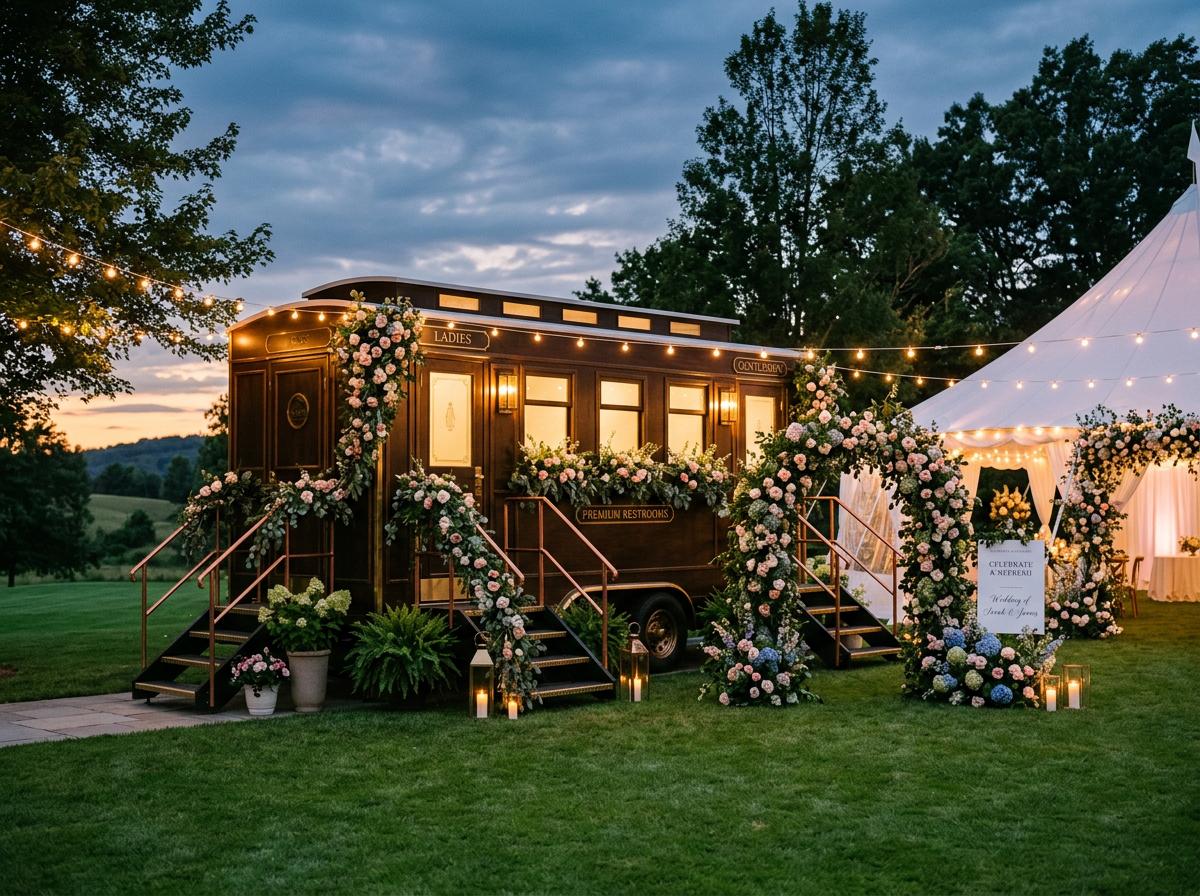 Wedding Restroom Trailers